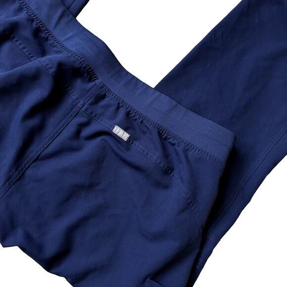Figs Kade Cargo Scrub Pants Pockets Drawstring Navy Blue Women's Size XL - Picture 4 of 6